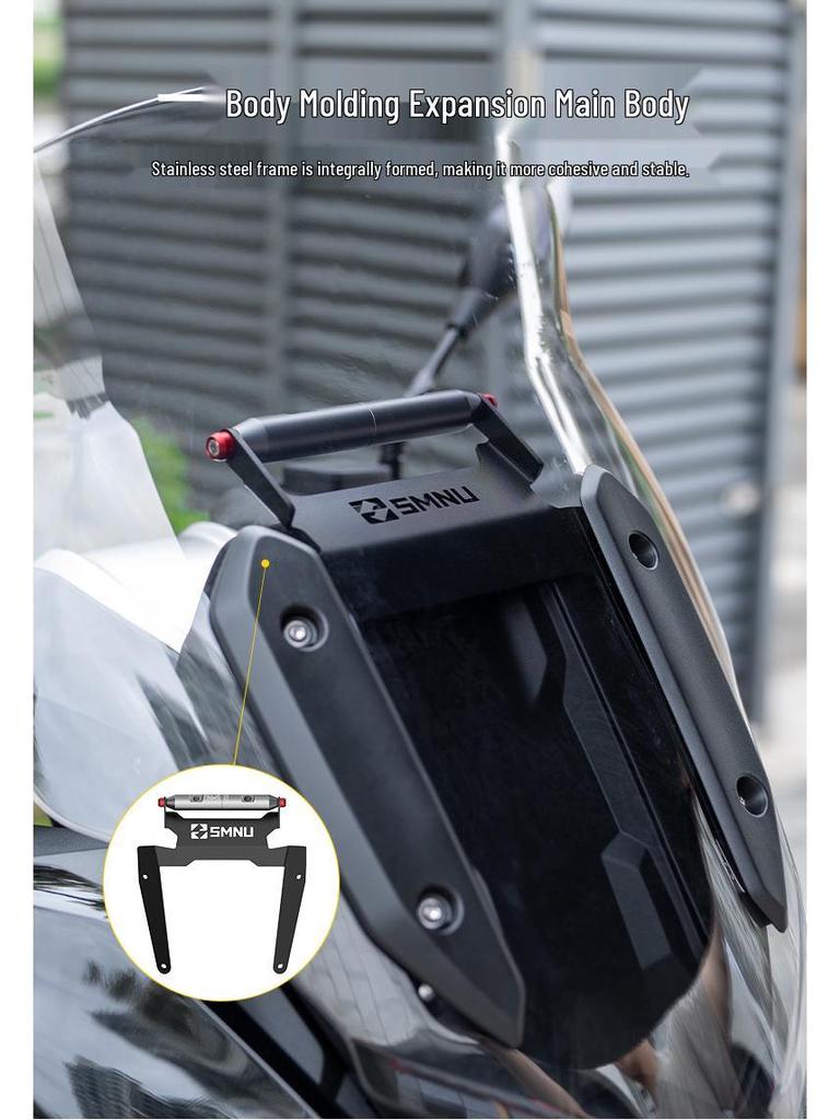 Tenma Wuji SR4max350 Windshield Crossbar Phone Navigation Bracket Extension