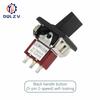 SPDT DPDT Reset Latching Toggle Switch RLS-102 5A 125V 3A 250 AC Mini 3 6PIN ON-ON ON-OFF-ON Rocker Switch Lights Motors