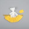 Colored Jewelry Paper Card with Thick Cotton Rope - Handwritten Blank Hang Tag for Ornaments and Gifts