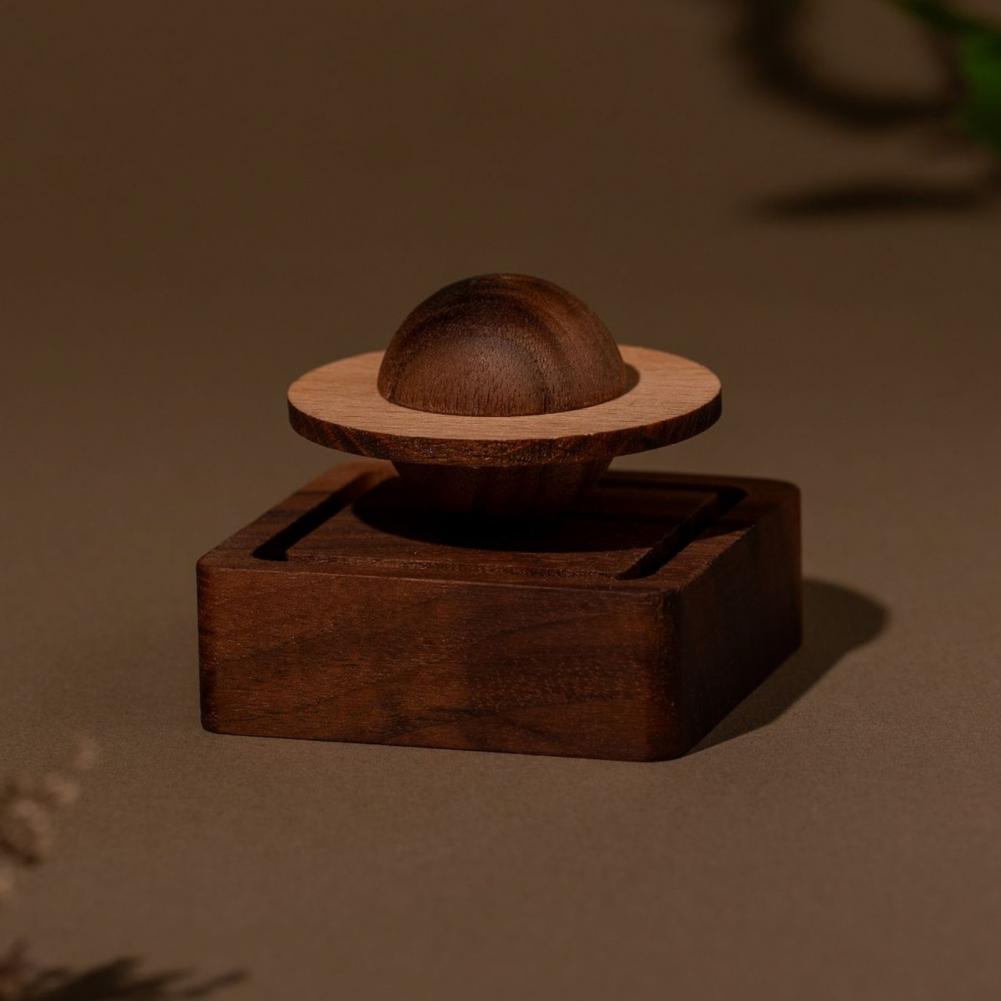 Incense Diffuser Gift Set Jupiter Orbit Diffuser Handcrafted Walnut Wood Planetary Diffuser for Aromatherapy Decor for Friends