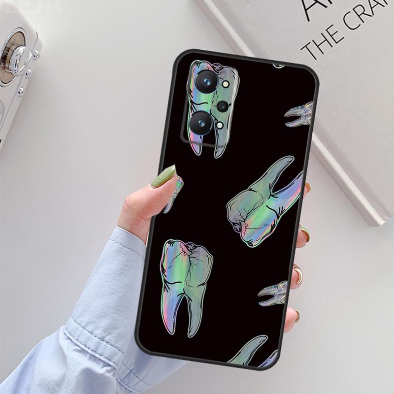 Zahnarzt Zahnmuster Für OnePlus 10 9 Pro 9R Nord2 Hülle Für Realme GT Neo 2 3 Master 8i 9i 8 9 Pro Plus Hülle