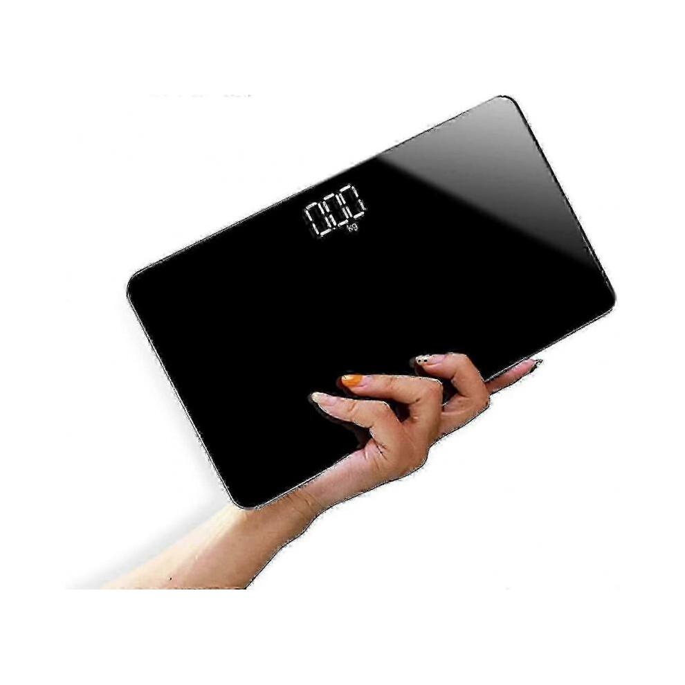 Travel Scale for Body Weight, Small Portable Body Weight Scales Digital Bathroom Mirror Scale Mini Electronic Scale for Personal Health Usb Charge Hwy