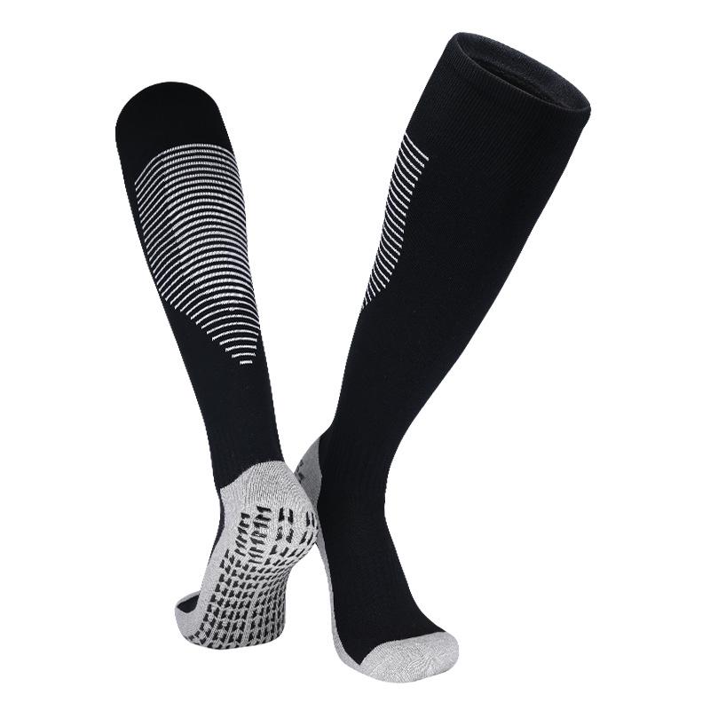 Men's Non-Slip Long Tube Football Socks - Professional Sports Socks with Towel Bottom for Training and Competition