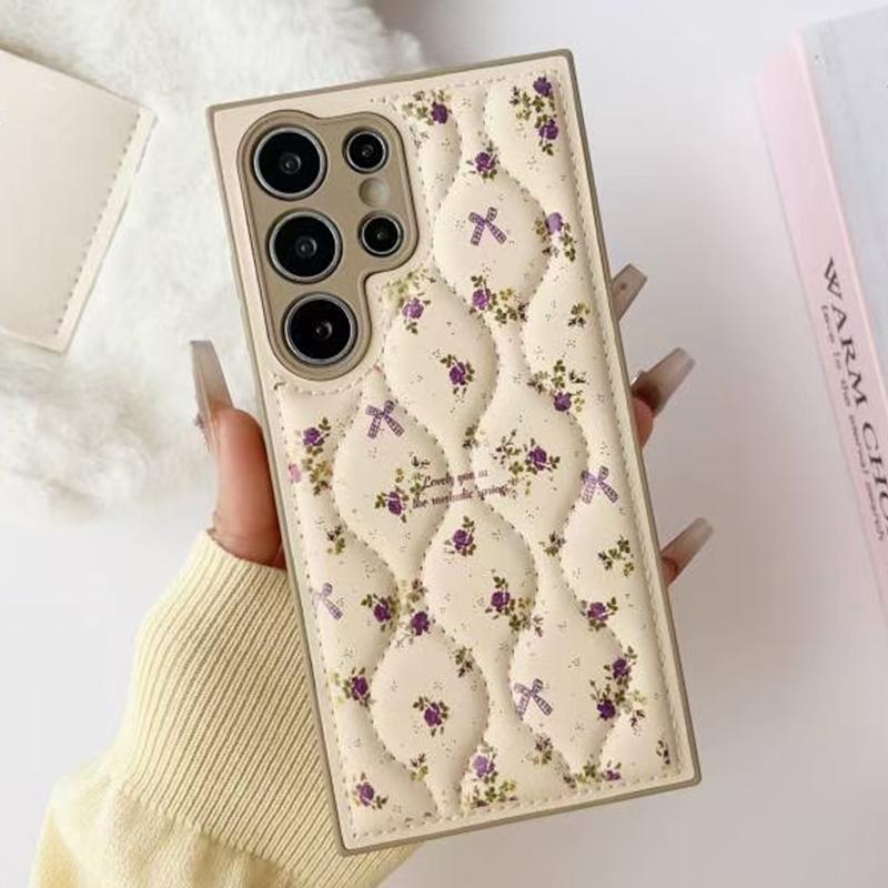

Leather Floret Bracelet Cover Case For Samsung Galaxy S26 Ultra S25 S24 Plus S23 A15 A16 A26 A36 A56 A17 A25 A35 A53 A54 For Galaxy S23