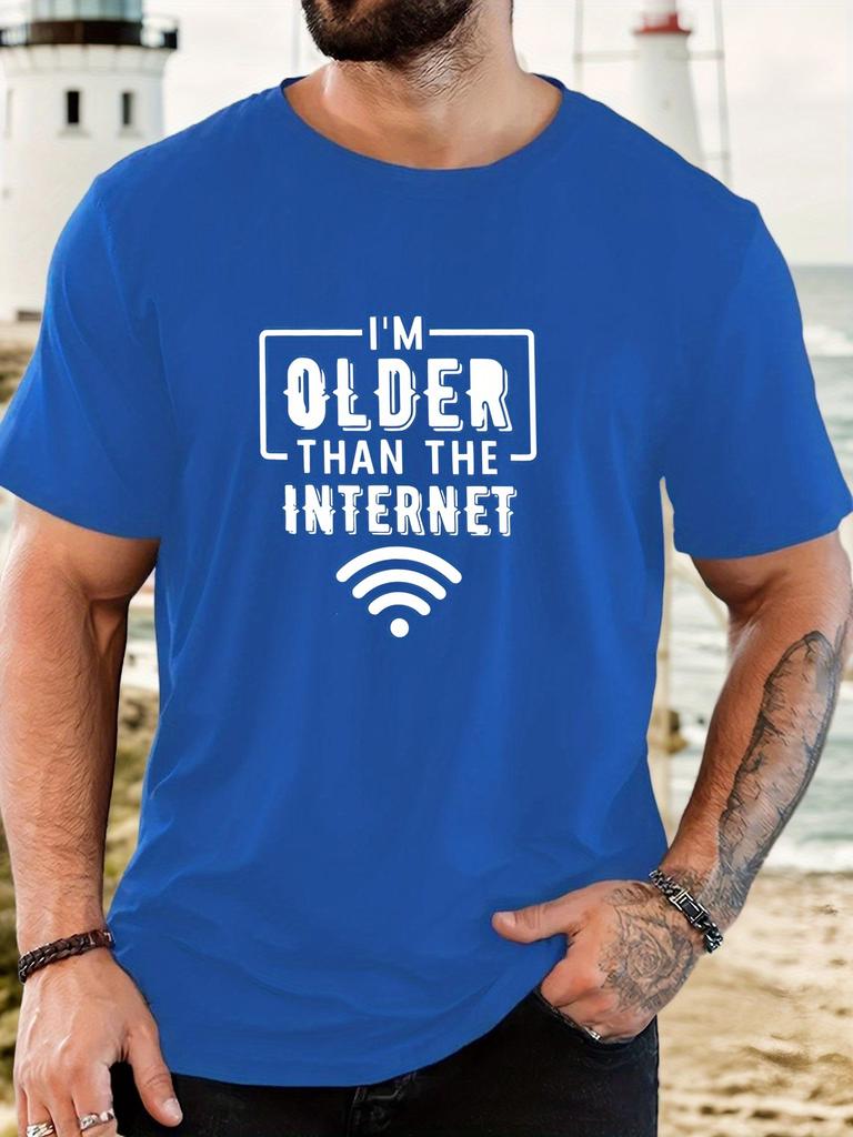 Letter Wireless Network Signal Pattern Print 100 Cotton Men Woment Tshirt Summer Autumn Daily Sports Casual Loose Short Sleeve