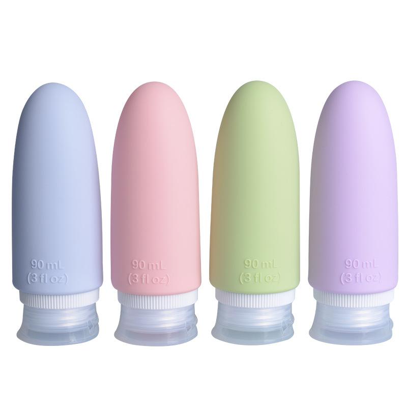 בקבוק שמפו לטיולים תחליב ג'ל מקלחת בקבוק אחסון בקבוק ריק בקבוק סיליקון לנסיעות