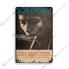Folk Music Poster Bob Dylan Decorative Sign Rusty Metal Sign Home Bar Cafe Wall Decor Metal Plaque Wall Plate Industrial Decor