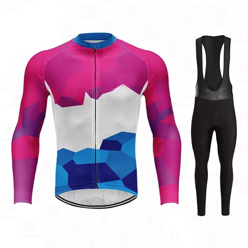 

Long Sleeve Set Plaid Fleece Tour De France Riding Suit Winter Outdoor Tour De France Bike 2026 Autumn Breathable Suit Riding Suit 5XL