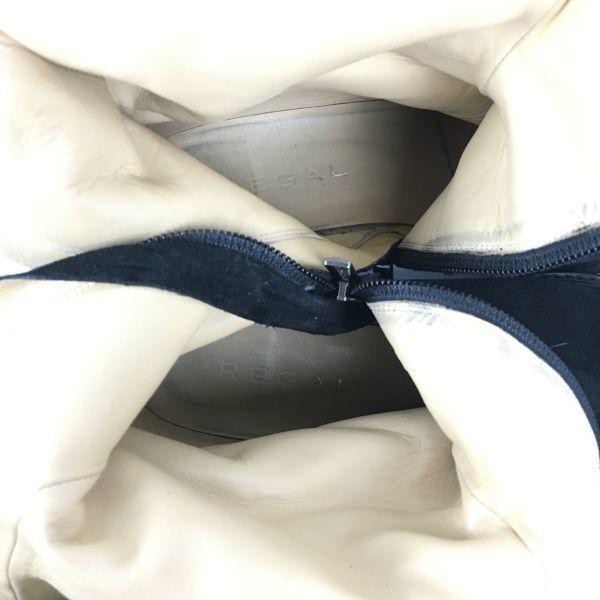 REGAL Tricker’s Long Boots Suede Size 23.5 Black Boots/Shoes Men's(USED)