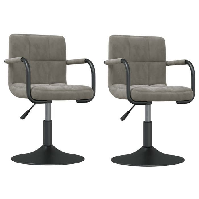 VidaXL 2x Swivel Dining Chairs Dining Chairs Dining Chairs Kitchen Seats Office Furniture 334617