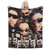 Super Soft Kpop Group Lngshot  Throw Blanket Premium Flannel Fleece Lightweight  Bed Blanket Super Cozy Blankets All Season Use