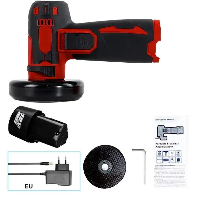 12V Mini Angle Grinder Rechargeable Grinding Tool Polishing Grinding Machine For Cutting Diamond Cordless Power Tools