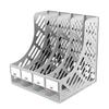 Office Supplies File Holder A4 Desktop Storage File Column Stationery Plastic Thick File Frame File Organizer
