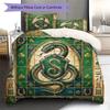 Mural Academy Emblem Pattern Bedding Quilt Set Quilt Cover Pillowcase Home Decoration Birthday Gift (1 * duvet cover + 2 * pillowcase, without core)