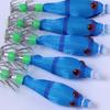 5pcs Artificial Baits Shrimp Lures Baits 5.8cm 3.1g Cuttlefish Hook Lures Glow Squid Jigs Glow Jigs Hook