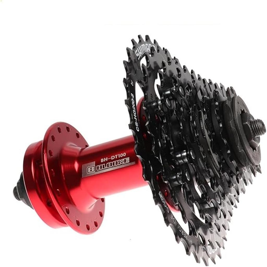 Speed Bike Naben-Set mit Scheibenbremse Schnellspanner, Fahrradnaben-Ersatz für Mountain-, Renn- und Hybridräder, & Einfache Installation