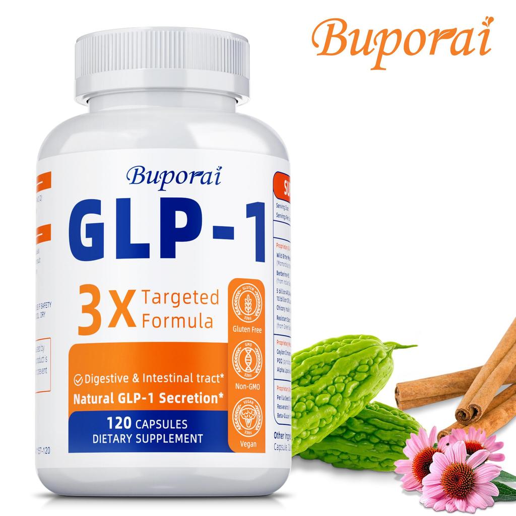 Integratore GLP-1 da donna, formula 3 volte più forte, delicato sullo stomaco, GLP-1 naturale, promuove la digestione e la salute dell'intestino - vegano