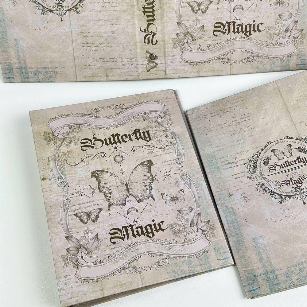 Album Photo à Anneaux A5 Porte-Cartes Photo Dessin Animé Petit Format 3 Pouces Rangement de Cartes Cadeau