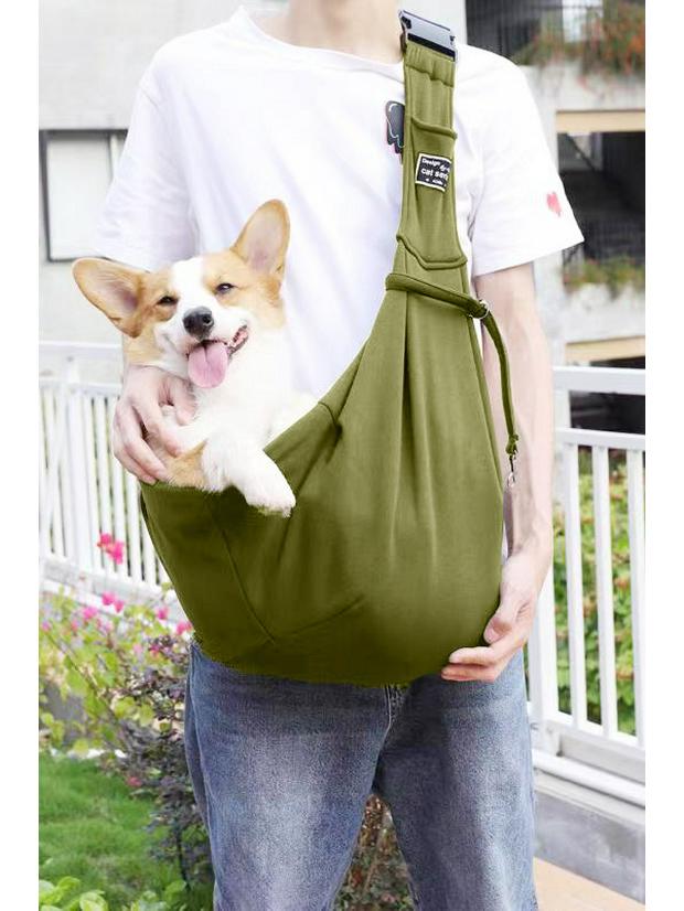 Sac à dos bandoulière pliable pour animaux de compagnie - Portable, Grande capacité pour chats