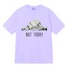 Funny At Walker Not Today Harajuku T Shrits Graphics Print Mens Women Tee Shirt High Quality Short Sleeves Streetwear Teenagers