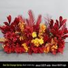Blue Artificial Flower Row for Wedding Aisles and T-stage Decorations