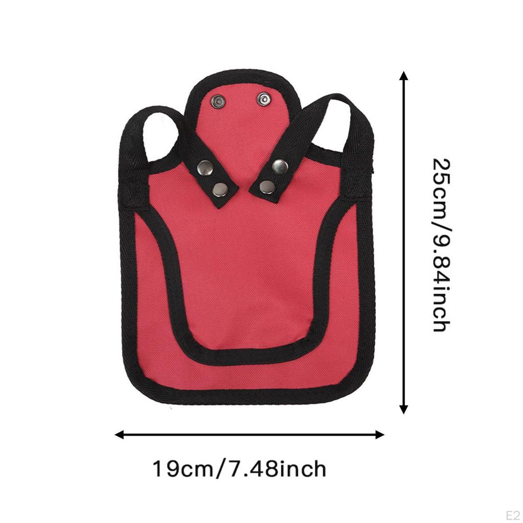 Adjustable Chicken Saddle for Back And Sides with Metal Fasteners, Outdoor Hen Apron