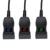 Double  USB Motorcycle Phone Charger 6.8A Fast Charging with Voltmeter Waterproof Motorcycle USB Charger Simple Installs