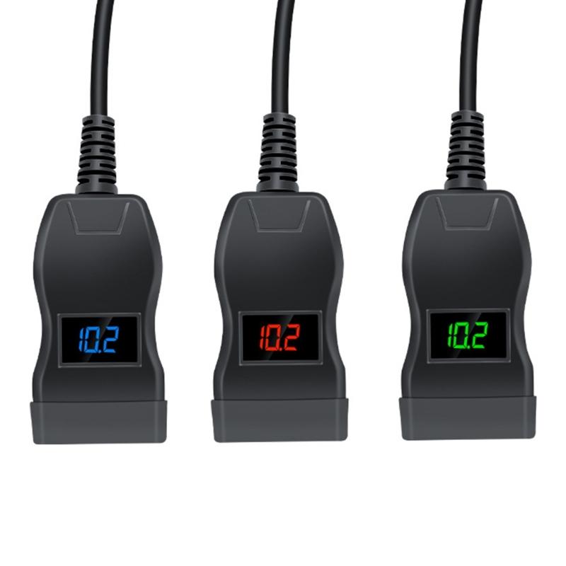 Double  USB Motorcycle Phone Charger 6.8A Fast Charging with Voltmeter Waterproof Motorcycle USB Charger Simple Installs