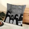 Band AArctic MMonkeys Cushion Cover Soft Short Plush Pillow Cover Smooth Cozy Texture Aesthetic Cushion Case Home Decor