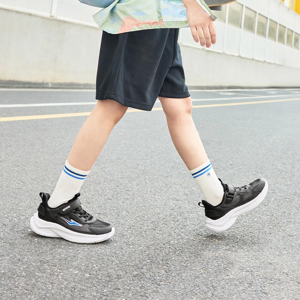 Hongxing Erke Childrens Ming Ou 2 Synthetic Leather Fabric Comfortable Breathable Mesh Summer Physical Test Low-Top Running Shoes 65125203060-001