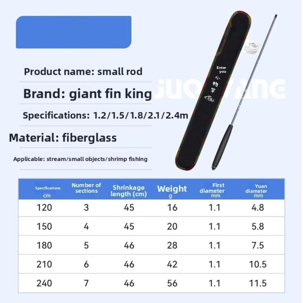 Fishing Set Ultra Light Fishing Rod Ultra-Fine Short Section Ultra-Fine Rod Stream Rod Hand-Held Hand-Held Rod Stream Fishing