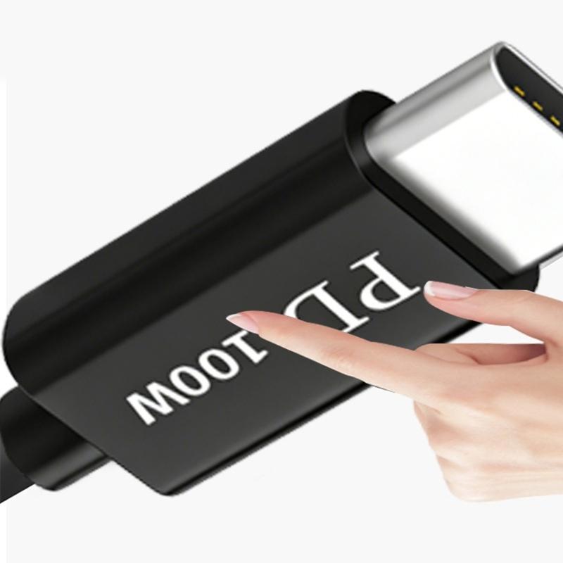 PVC Type C to DC5.5mm Chargers Cord Supporting 65W Fast Charge For Enhances Longevity And Portable Use