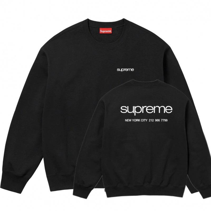 25SS Supreme Trendige Marke Kapuzenpullover mit Fleecefutter und großem Logo