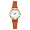 Stylish Women's Quartz Watch with Leather Strap & Digital Scale