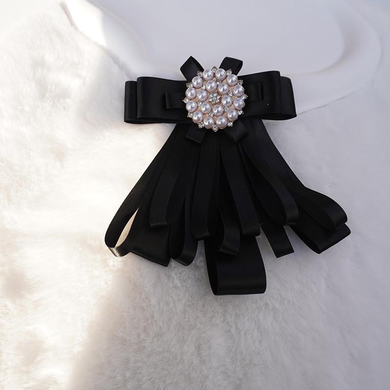 Edition Fabric Bowtie Brooch With Multicolor Options For Adult Women School Uniforms And Formal Attire