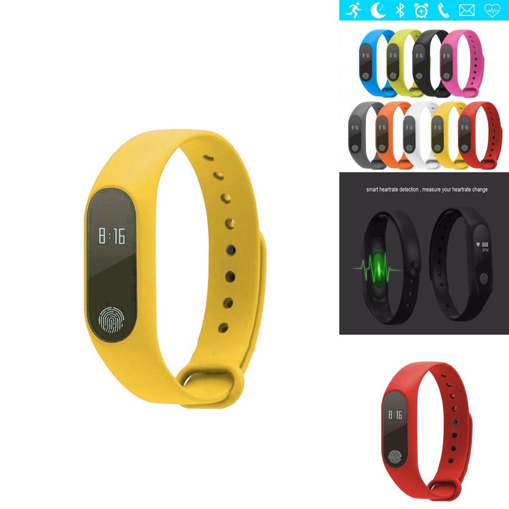 Stylish Bracelet Band 2 Bluetooth Smart Watch Featuring Heart Rate Monitor And Ip67 Waterproof Design
