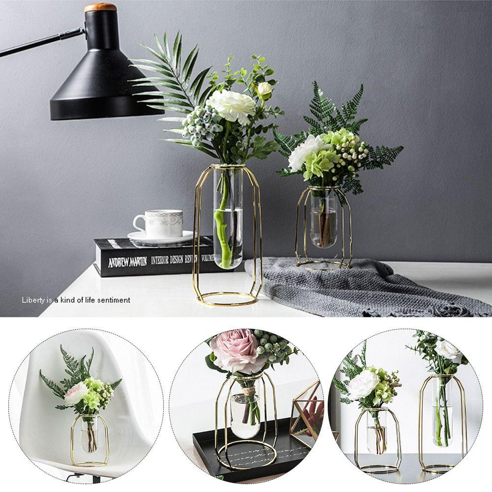 

Ваза для гідропоніки своїми руками. Пластмасовий горщик для квітів. Проста форма пробірки. Офісні прикраси. S