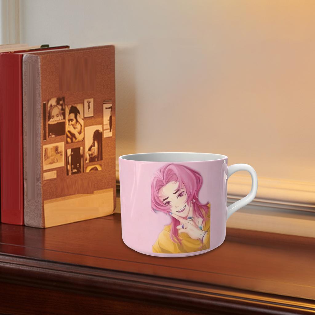 Colorful Art Pattern Mugs - Personalized Trendy Cartoon Character Series Ceramic Cups