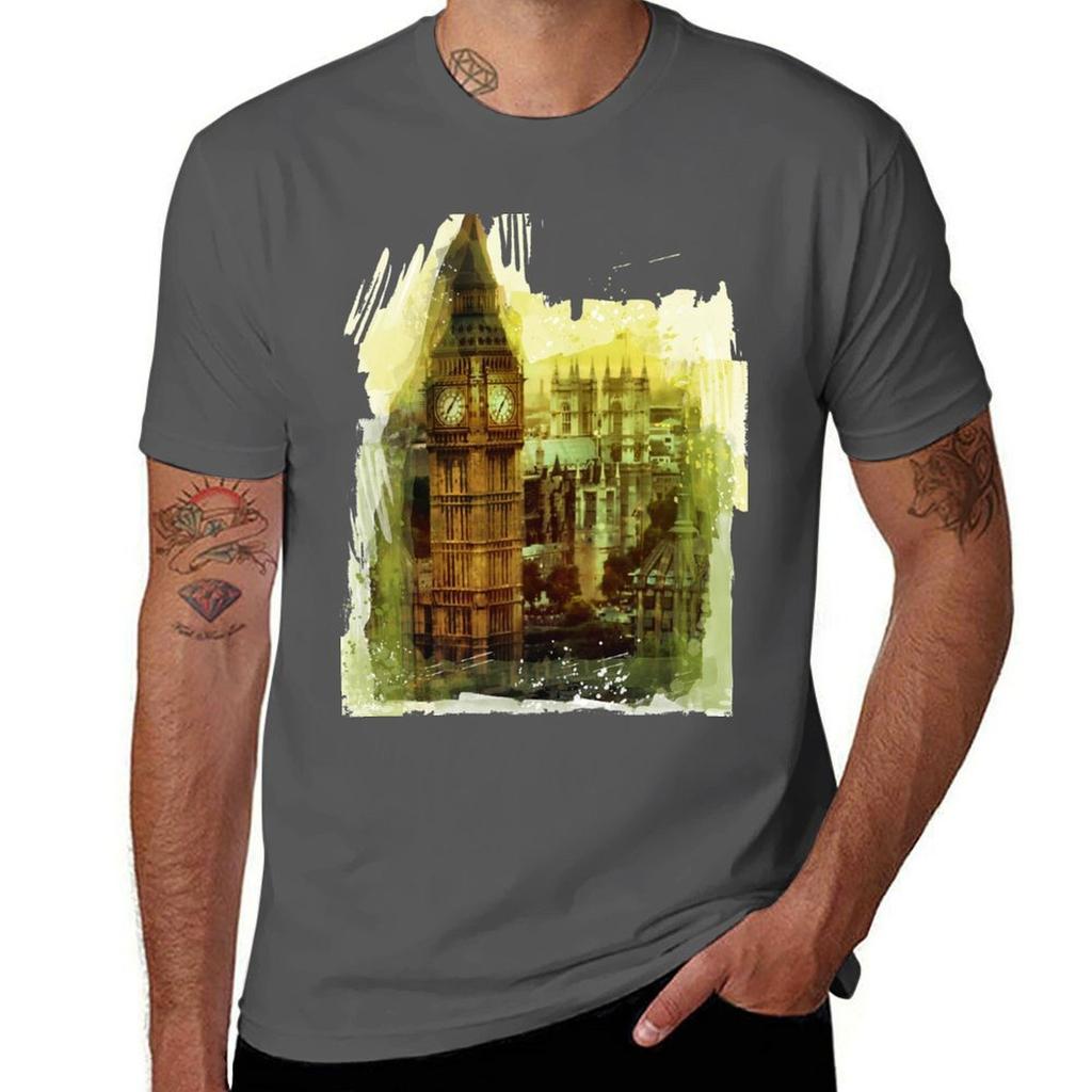 London Big Ben TShirt Soft AntiShrink Cotton Tee