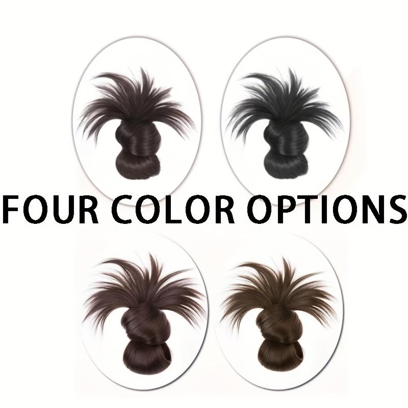 Low Synthetic Bun Ponytail Hair Natural Fluffy Claw Clip Chignon Hair For Women Lazy Bun Wig Bag Hair Accessories For Daily Use