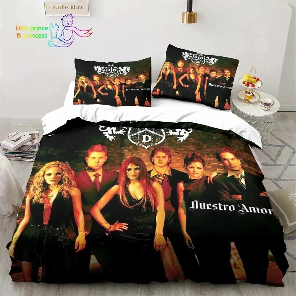 Band RBD Bedding Set Single Twin Full Queen King Size Bed Set Adult Boys Bedroom 3D Print Bedding Music Lover Gift