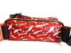 Authentischer Christian Louboutin Roter Nylon Gürtel Hüfttasche Pouch #a946 Aufgearbeitet
