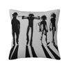 Music Band Gorillaz Punk Rock Pillow Cover Square Pillow Case Cushion Cover Vintage Pattern Pillowcases For Living Room Chair