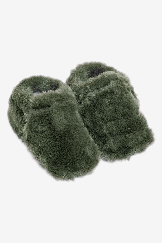 Furry Furry Khaki Furry Barefoot Smart Booties