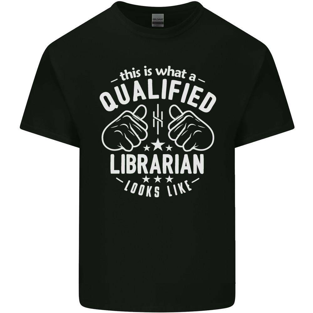 A Qualified Librarian Looks Like Mens Light Cotton T-Shirt