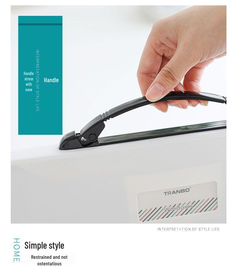 26-lagige Handheld-Akkordeon-Tasche für Highschool-Schüler - Großes Fassungsvermögen, mehrschichtige, klassifizierte Aktenmappe