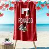 Cristiano Ronaldo Print Strandtuch, Großes Weiches Schnelltrocknendes Handtuch für Strand Camping Schwimmen