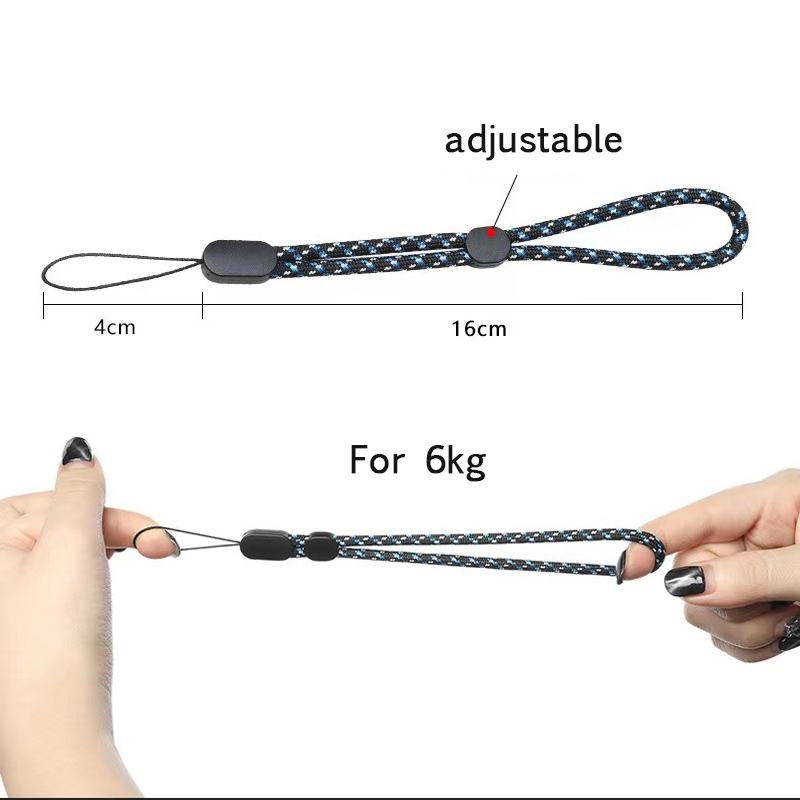 10 Pc Woven Thick Lanyard Adjustable Phone LanyardS Keychain for Walkie-talkie Flash Drive Bluetooth Anti-loss Wristband
