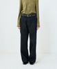 Howaseu Penne Round Denim Pants (Dark Navy)