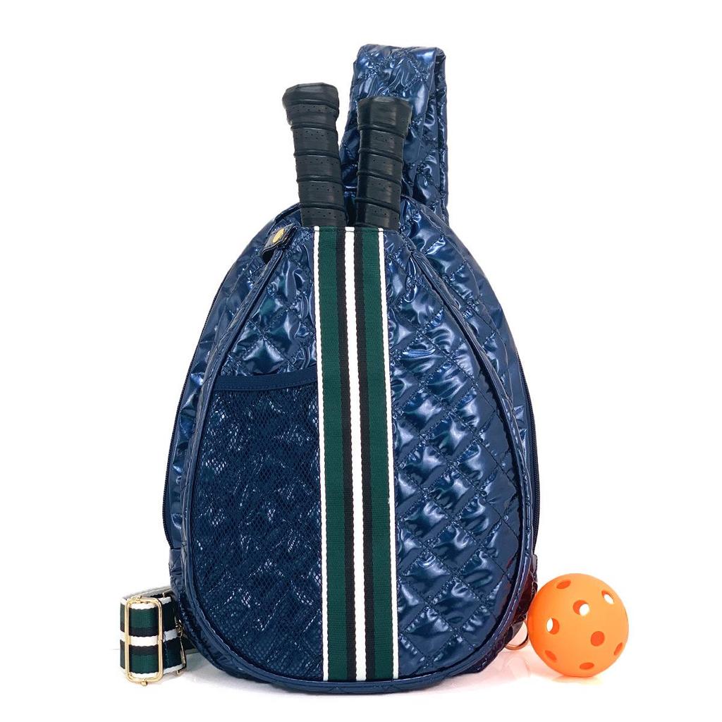 2025 Portable Sports Bag for Badminton, Tennis & Pickleball - Fits 2 Rackets, Handheld, Large-Capacity, Down Cotton